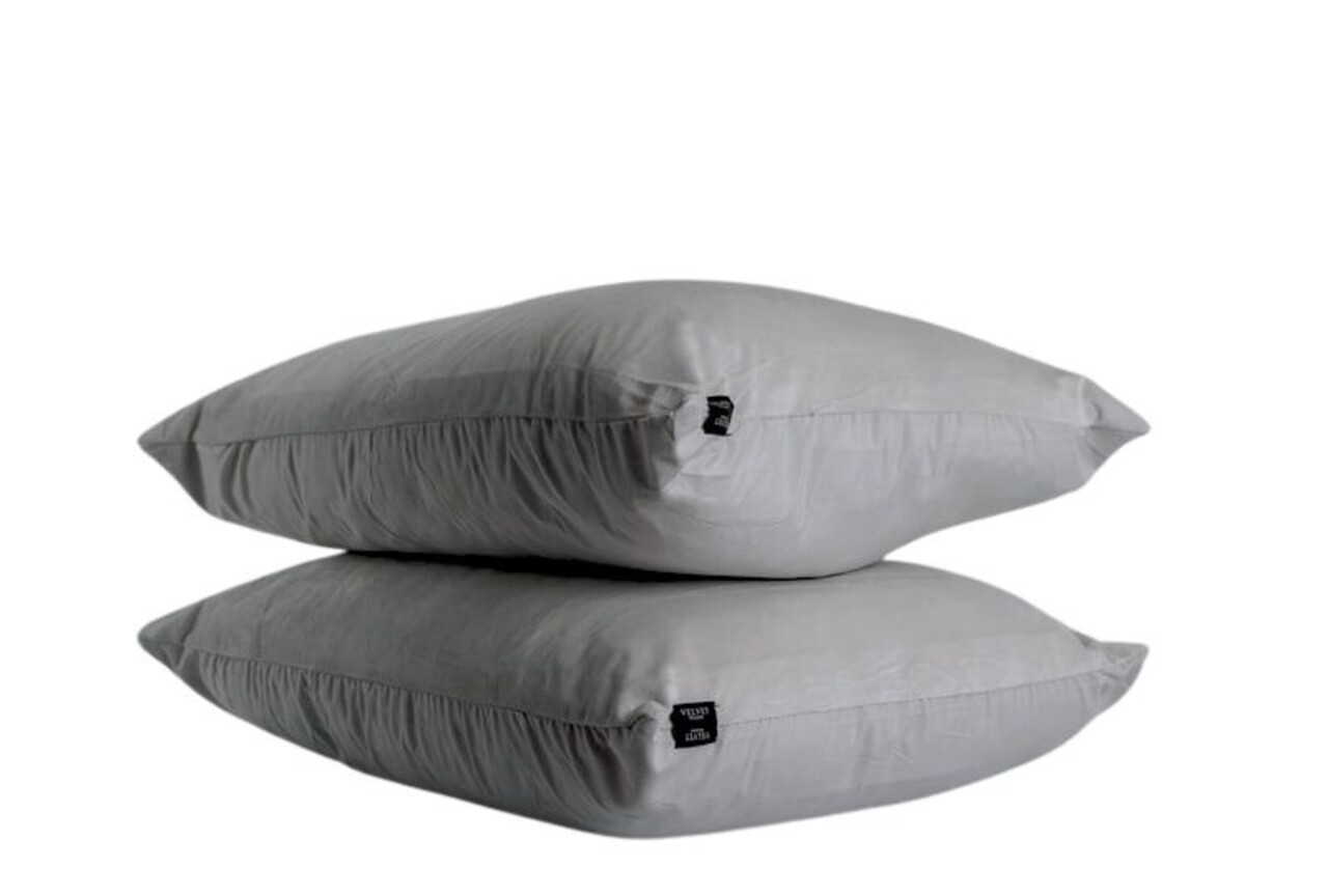 Beau Maison Velvet Pillowcases Grey Velvet Velours