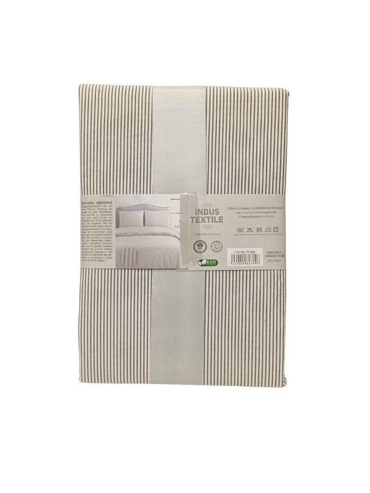 Refined Bedding Cotton Duvet Cover Candy Stripe Refined Bedding Cotton Duvet Cover Candy Stripe