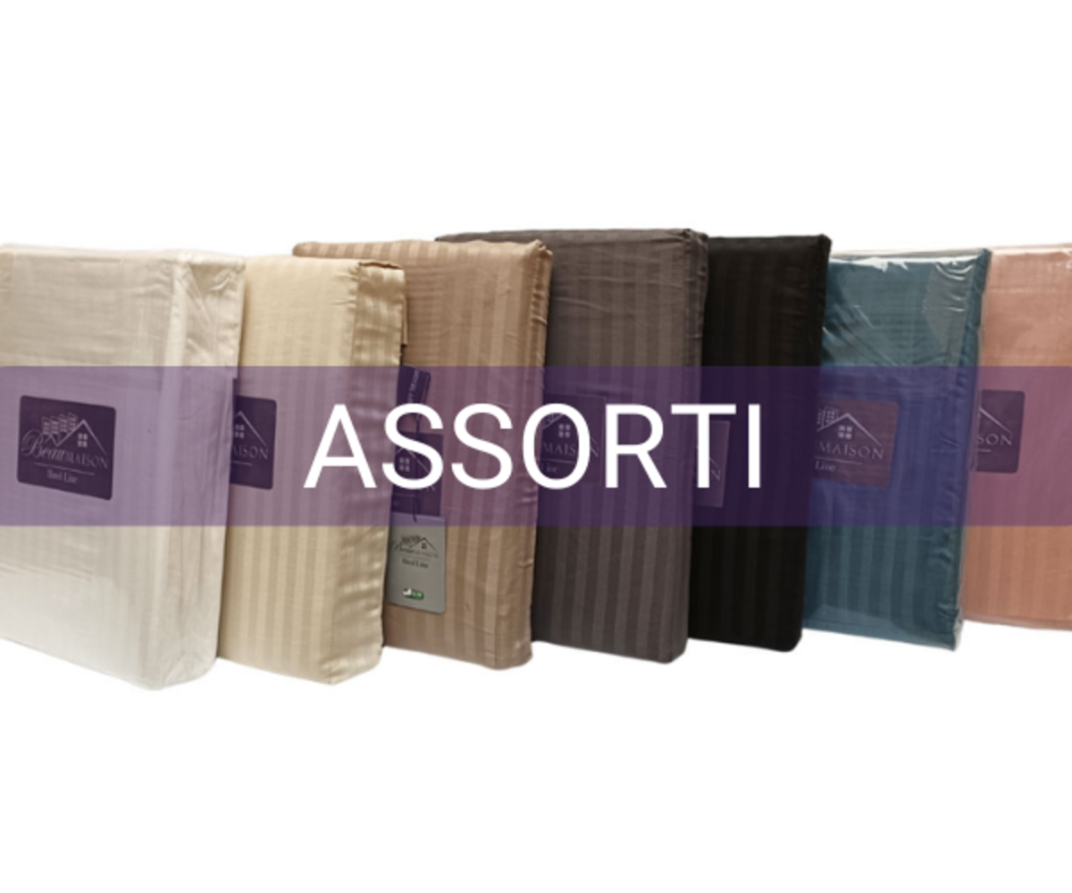 Beau Maison Assorti Hotellinnen Katoen Satijn