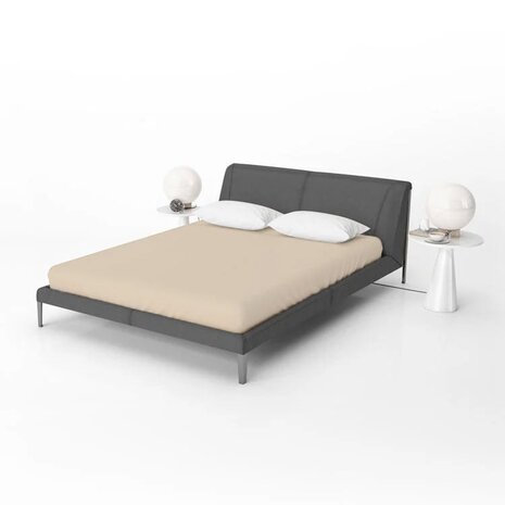 Beau Maison Jersey-Spannbetttuch Sand Beau Maison Jersey-Spannbetttuch Sand