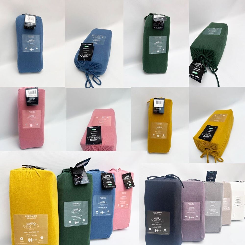 Beau Maison Jersey-Spannbetttuch Sand Beau Maison Jersey-Spannbetttuch Sand