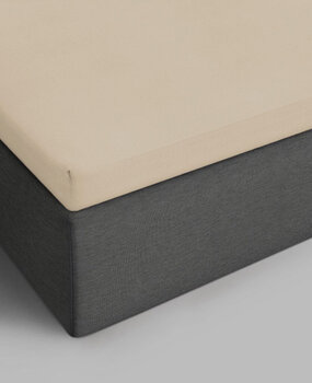 Beau Maison Topper Hoeslaken Jersey Zand