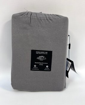 Beau Maison Double Jersey Pillowcases Anthracite 60x70 cm