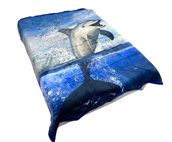 Overige Merken Velvet Luxe Woondeken Dolphin 200 x 240 cm | Zware Kwaliteit Overige Merken Velvet Luxe Woondeken Dolphin 200 x 240 cm | Zware Kwaliteit
