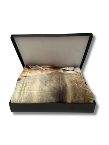 Overige Merken Velvet Luxe Blanket Brown Tiger 210 x 240 cm | Heavy Quality Overige Merken Velvet Luxe Blanket Brown Tiger 210 x 240 cm | Heavy Quality