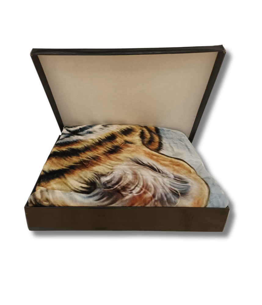 Overige Merken Velvet Luxe Woondeken Snow Tiger 200 x 240 cm | Zware Kwaliteit Overige Merken Velvet Luxe Woondeken Snow Tiger 200 x 240 cm | Zware Kwaliteit