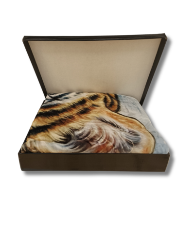 Overige Merken Velvet Luxe Woondeken Snow Tiger 200 x 240 cm | Zware Kwaliteit Overige Merken Velvet Luxe Woondeken Snow Tiger 200 x 240 cm | Zware Kwaliteit