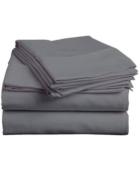 Beau Maison Cotton Sheet Anthracite