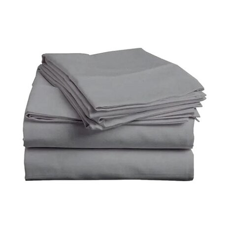 Beau Maison Flat Sheet Cotton Grey