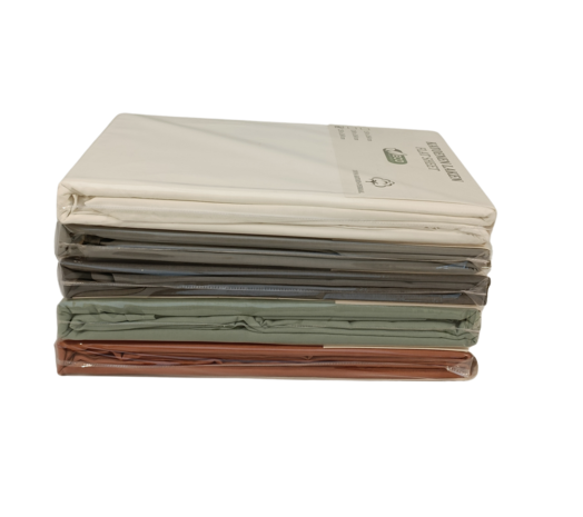 Beau Maison Flat Sheet Cotton Grey