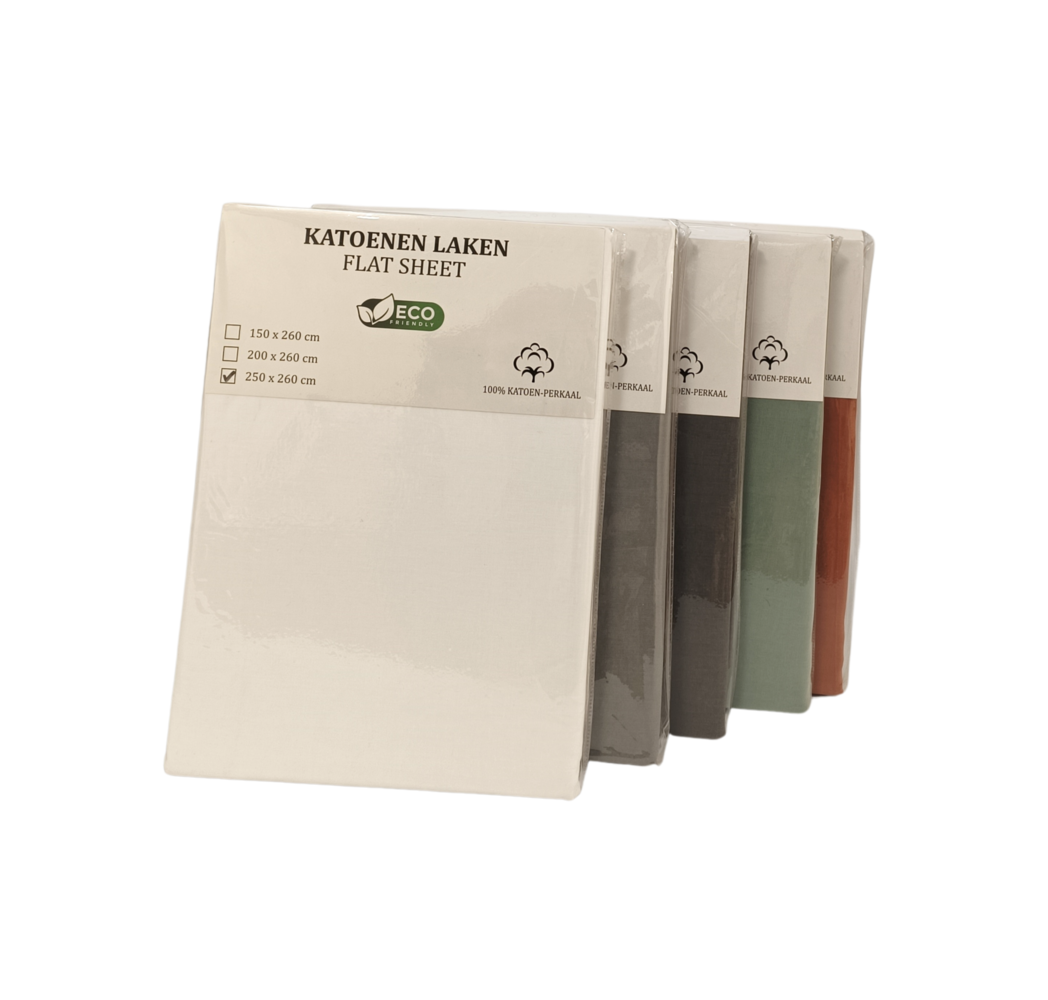 Beau Maison Laken Katoen Grijs Beau Maison Laken Katoen Grijs