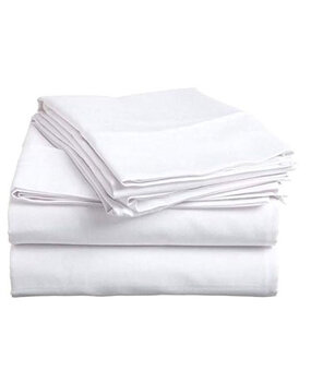 Beau Maison Cotton Sheet White