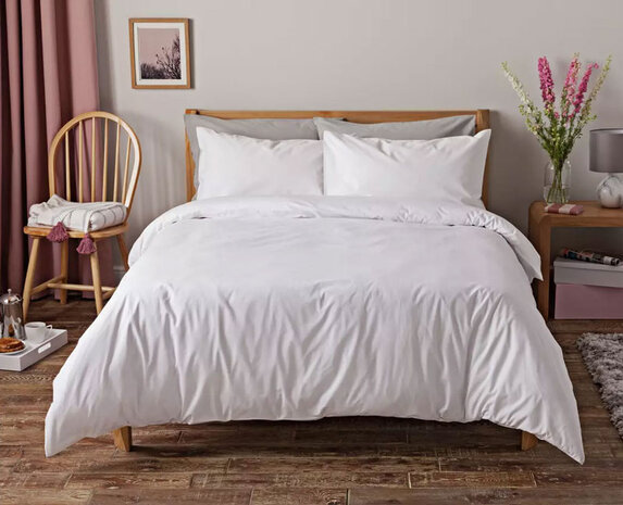Refined Bedding Duvet Cover White - 100% Cotton Blend