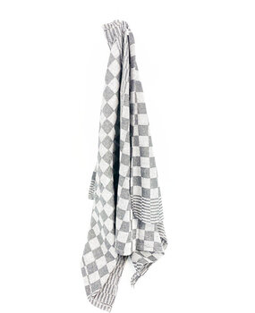 Beau Maison Geschirrtuch Checkered Grey (6er-Set)