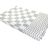 Beau Maison Geblokte Theedoek Grijs (set van 6)