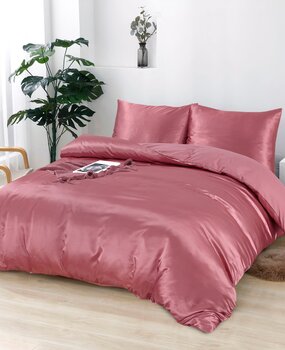 Beauty Silk Duvet cover Satin Pink