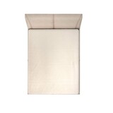 Beau Maison Velvet Fitted Sheet Pearl White