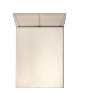 Beau Maison Velvet Hoeslaken Parelwit - Extra Hoge Hoeken