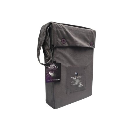 Beau Maison Velvet Duvet Cover Anthracite/Dark Grey Beau Maison Velvet Duvet Cover Anthracite/Dark Grey
