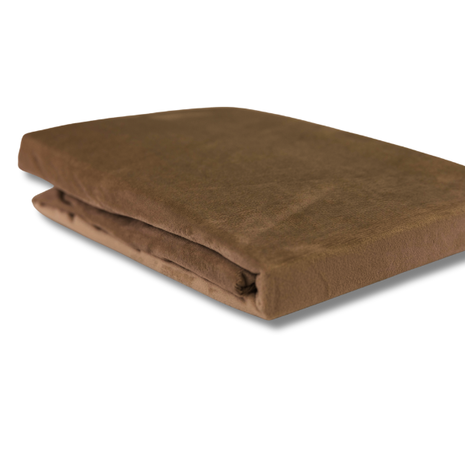 Beau Maison Velvet Fitted Sheet Coffee Brown | Velvet Velours Beau Maison Velvet Fitted Sheet Coffee Brown | Velvet Velours