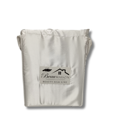 Beauty Silk Glanzend Satijnen Dekbedovertrek Wit Beauty Silk Glanzend Satijnen Dekbedovertrek Wit