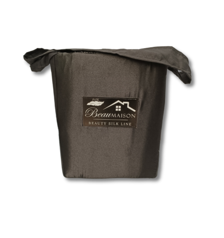 Beauty Silk Glanzend Satijnen Dekbedovertrek Antraciet Beauty Silk Glanzend Satijnen Dekbedovertrek Antraciet