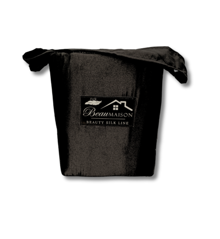 Beauty Silk Shiny Satin Duvet Cover Black