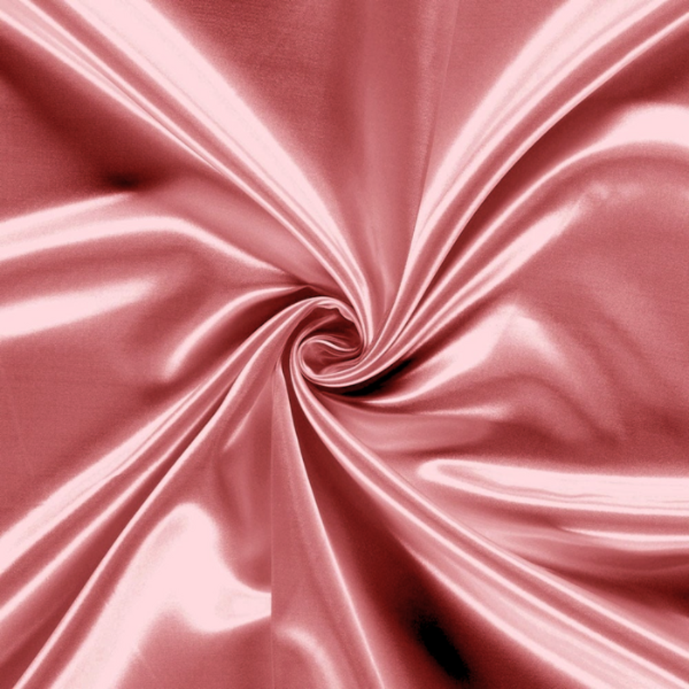 Beauty Silk Glänzender Satin-Bettbezug mit Spitze - Rosenholz