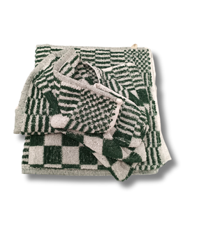 Beau Maison Kitchen Towel (3 pieces) Checked Green