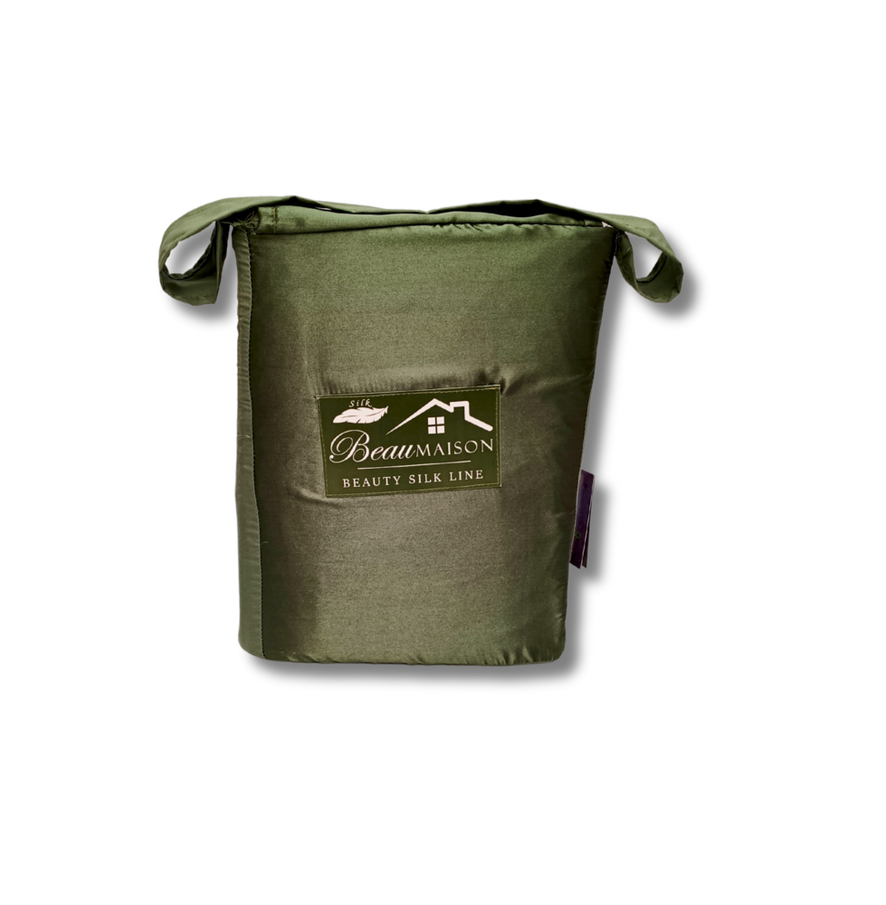 Beauty Silk Glanzend Satijnen Dekbedovertrek Groen Beauty Silk Glanzend Satijnen Dekbedovertrek Groen