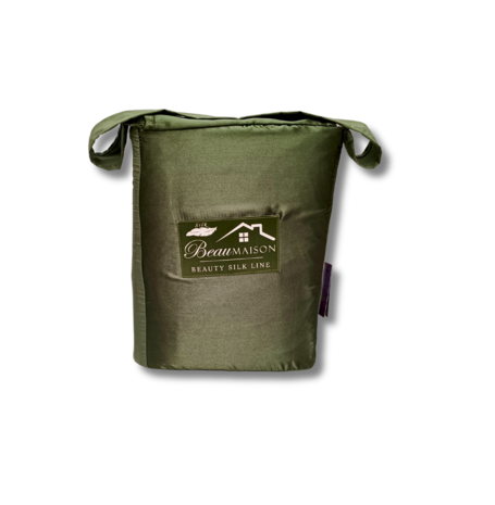 Beauty Silk Glanzend Satijnen Dekbedovertrek Groen Beauty Silk Glanzend Satijnen Dekbedovertrek Groen