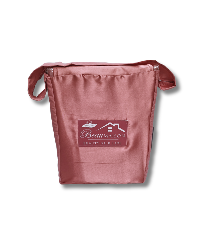 Beauty Silk Glanzend Satijnen Dekbedovertrek Oudroze Beauty Silk Glanzend Satijnen Dekbedovertrek Oudroze