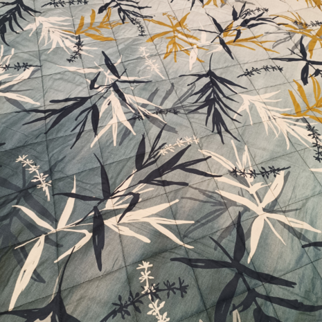 Overige Merken Bedspread Cotton Satin Raining Daffodills - Double Sided Bedspread - 200TC