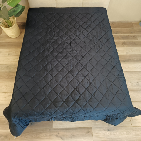 Overige Merken Tagesdecke Baumwollsatin Bed of Roses - Doppelseitige Tagesdecke