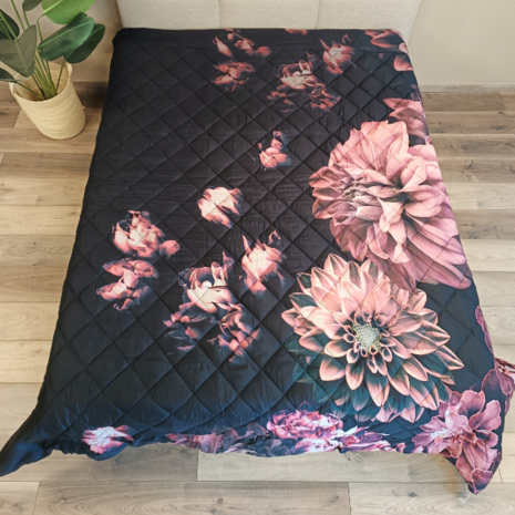 Overige Merken Easy Dekbed Zomer Raining Bed of Roses - Katoen Satijn Bedsprei