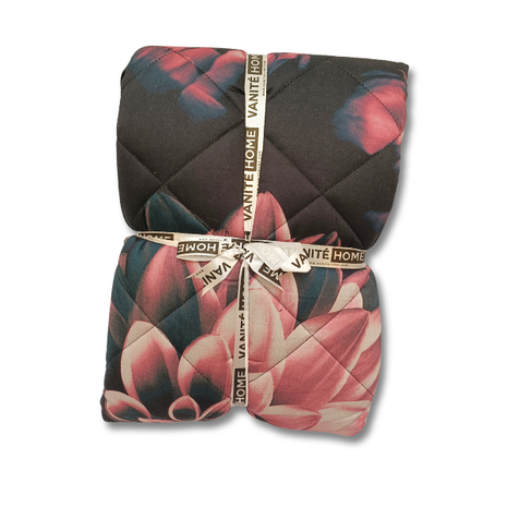 Overige Merken Tagesdecke Baumwollsatin Bed of Roses - Doppelseitige Tagesdecke