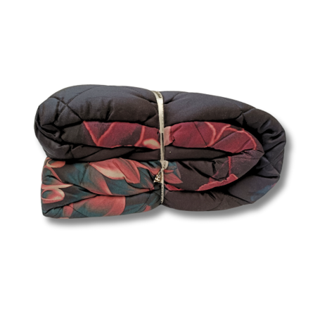 Overige Merken Bedspread Cotton Satin Bed of Roses- Double-sided Bedspread