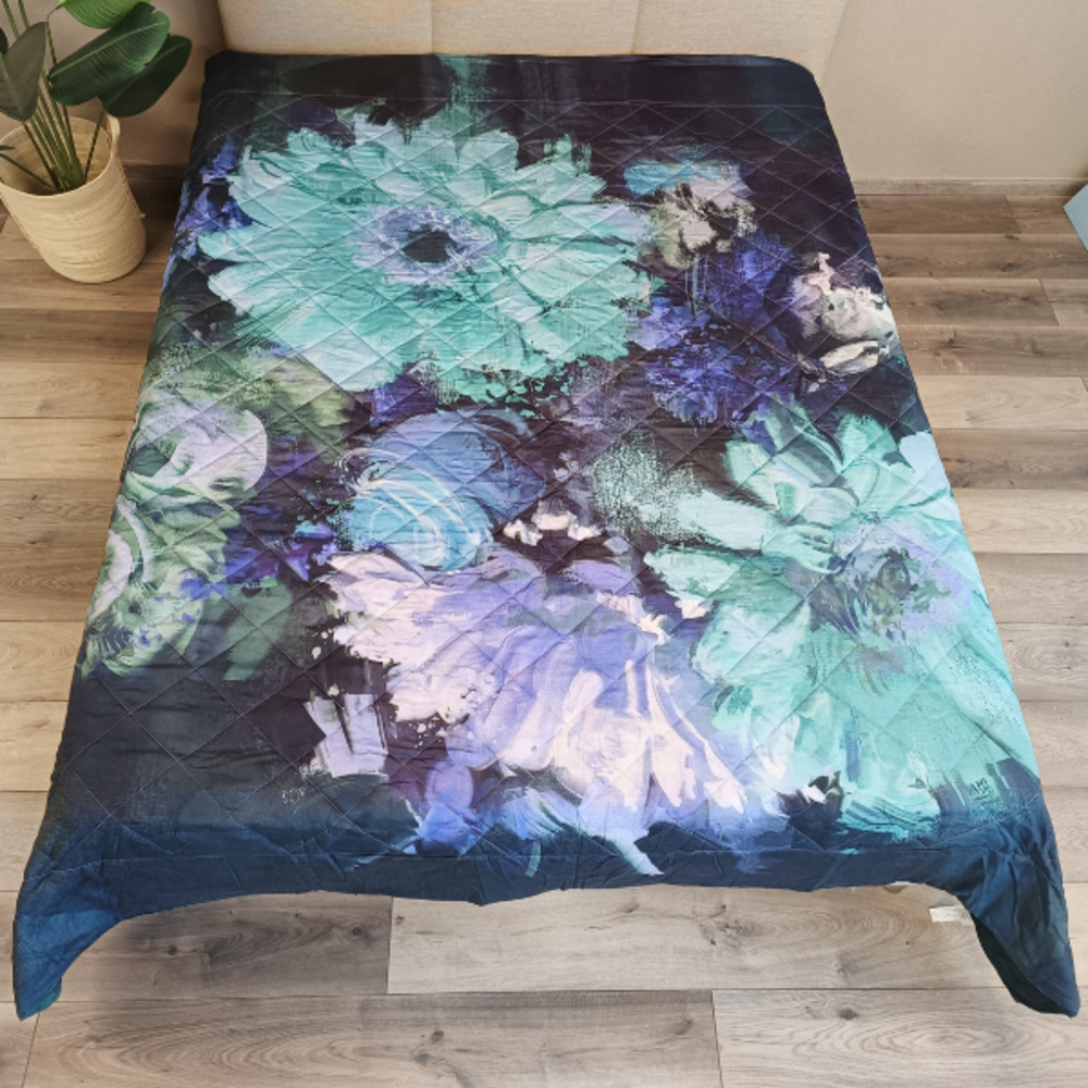 Overige Merken Bedspread Cotton Satin Florista - Double-sided Bedspread - 200 TC