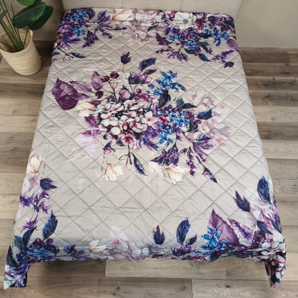 Overige Merken Bedspread Cotton Satin Dreamy Floral - Double Sided Bedspread - 200TC