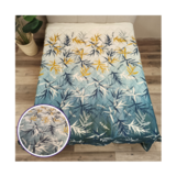 Overige Merken Cotton Satin Bedspread Raining Daffodills - 230x250 cm - Double-sided!