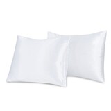Beauty Silk Satin Pillowcases White