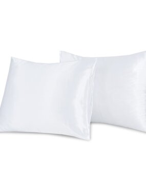 Beauty Silk Satijnen Kussenslopen Wit