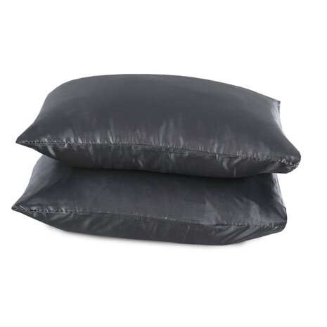 Beauty Silk Tapestry cushions Satin Anthracite - 2 pieces Beauty Silk Tapestry cushions Satin Anthracite - 2 pieces