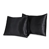 Beauty Silk Kussenslopen Satijn Zwart - 2 stuks Beauty Silk Kussenslopen Satijn Zwart - 2 stuks