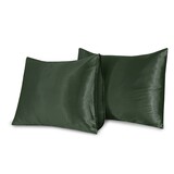 Beauty Silk Satin Pillowcases Green