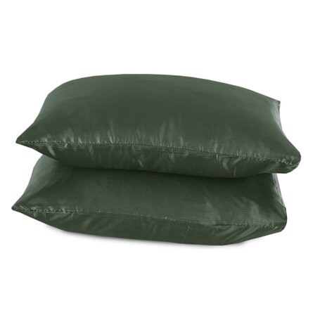 Beauty Silk Kussenslopen Satijn Groen - 2 stuks