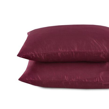 Beauty Silk Tapestry cushions Satin Red - 2 pieces - Copy