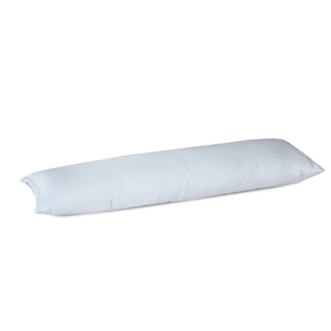 Beauty Silk Satin Body Pillow Pillowcase White | 40x145 cm