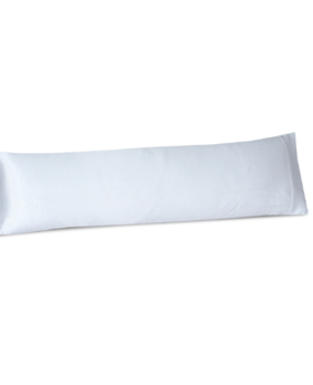 Beauty Silk Satin-Kissenbezug für den Seitenschläferkissenbezug, Weiß | 40x145 cm