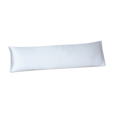 Beauty Silk Satijnen Body Pillow Kussensloop White | 40x145 cm